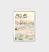Spring Meadow Pastel 2 Framed Art Print