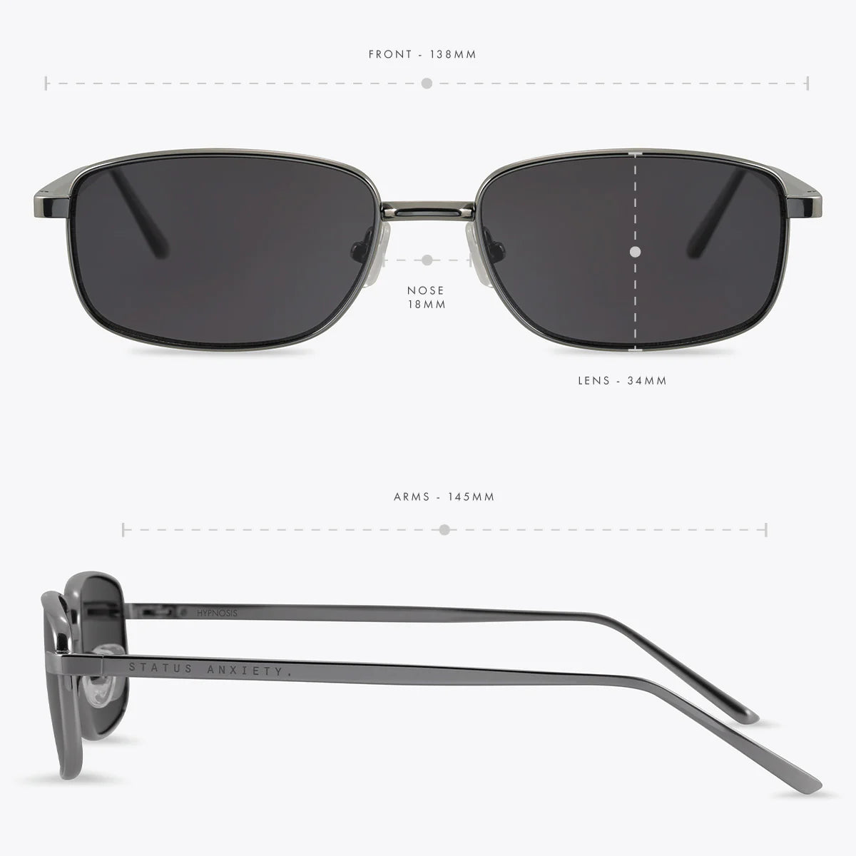 Hypnosis Sunglasses | Gunmetal
