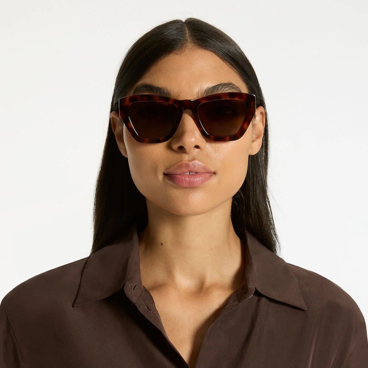 Mirage Sunglasses | Brown Tort