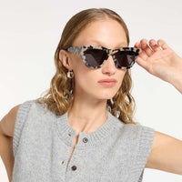 Mirage Sunglasses | White Tort