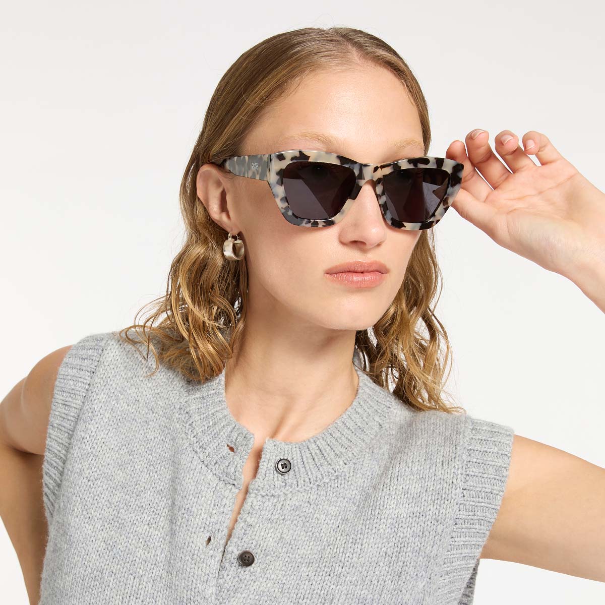 Mirage Sunglasses | White Tort