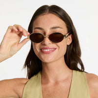 Spherical Sunglasses | Gold
