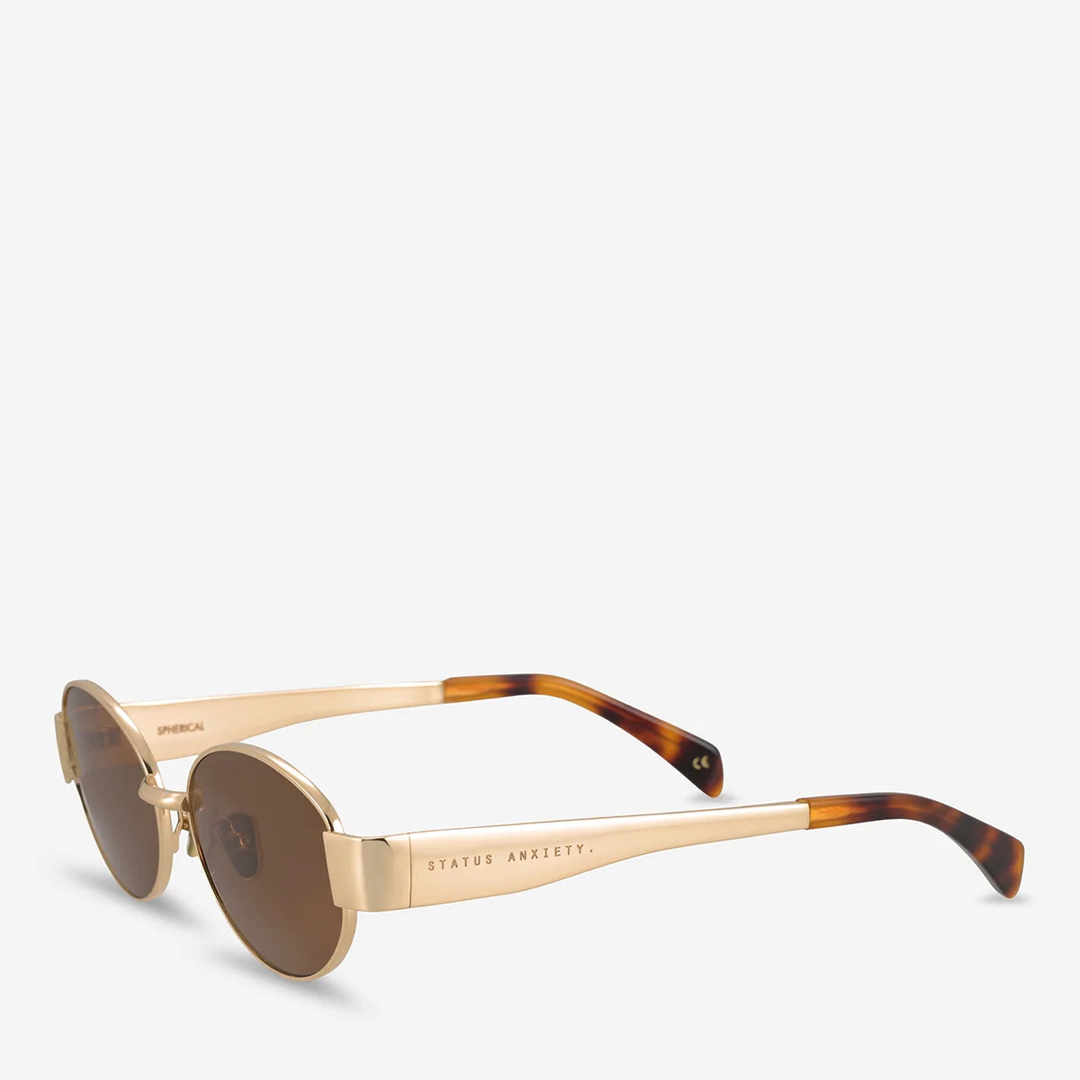 Spherical Sunglasses | Gold