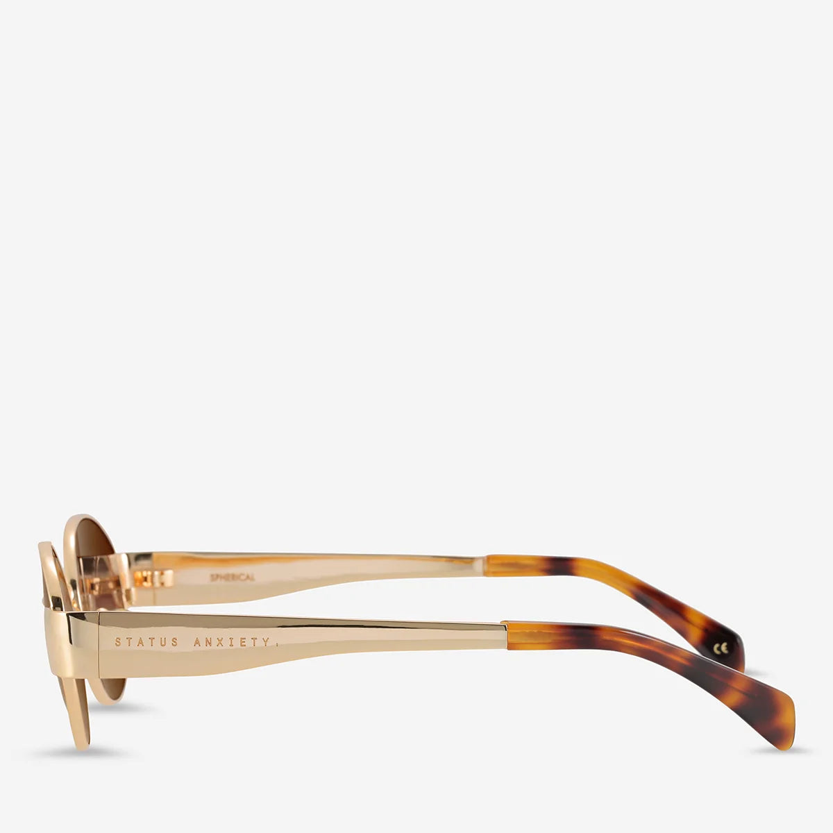 Spherical Sunglasses | Gold