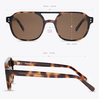 Subliminal Sunglasses | Brown Tort