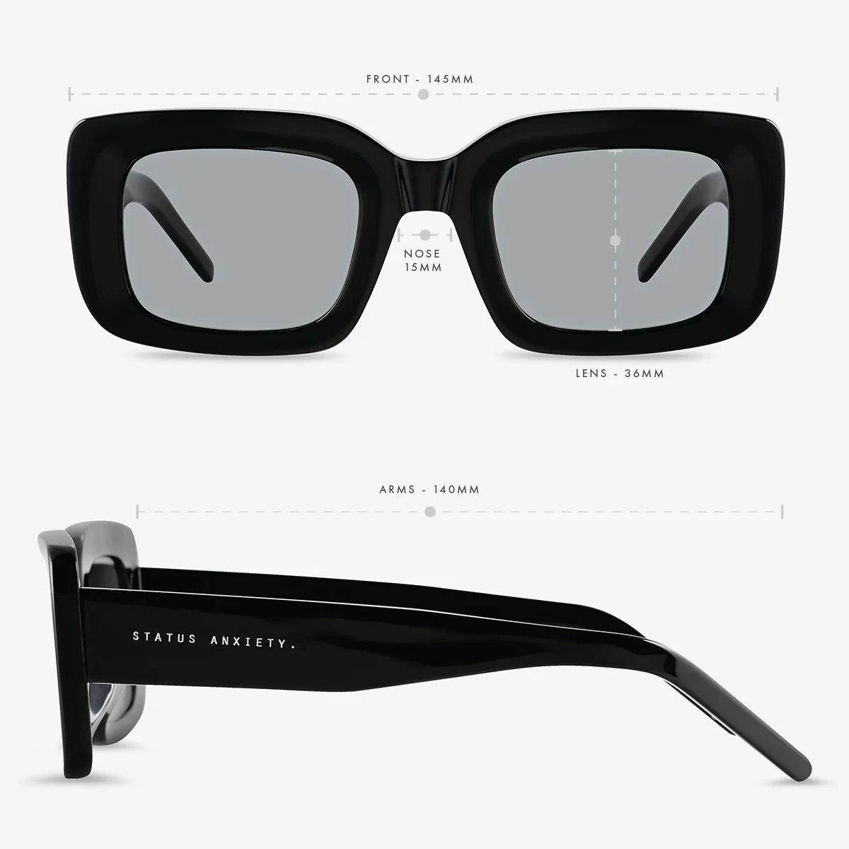 Unyielding Sunglasses | Black