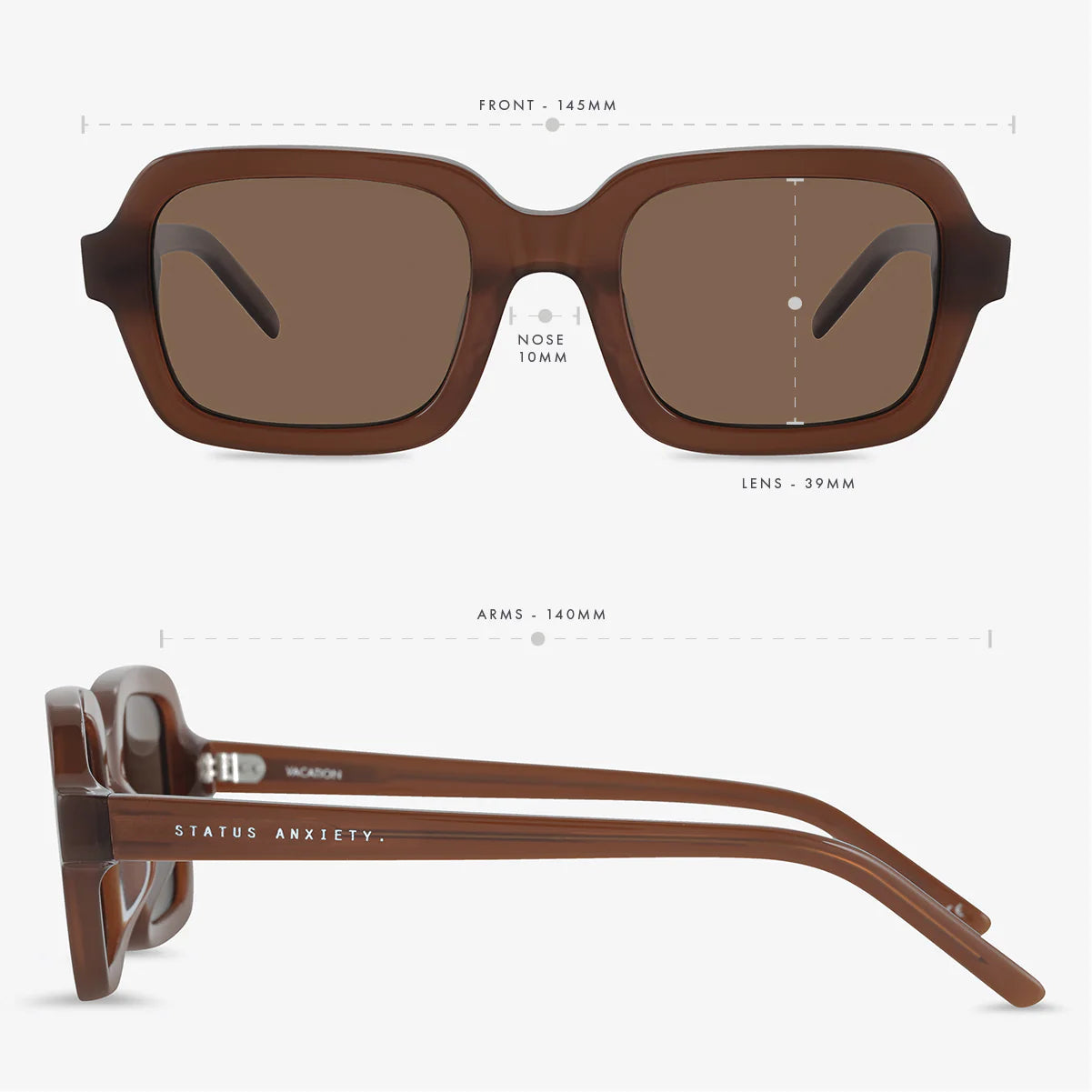 Vacation Sunglasses | Brown