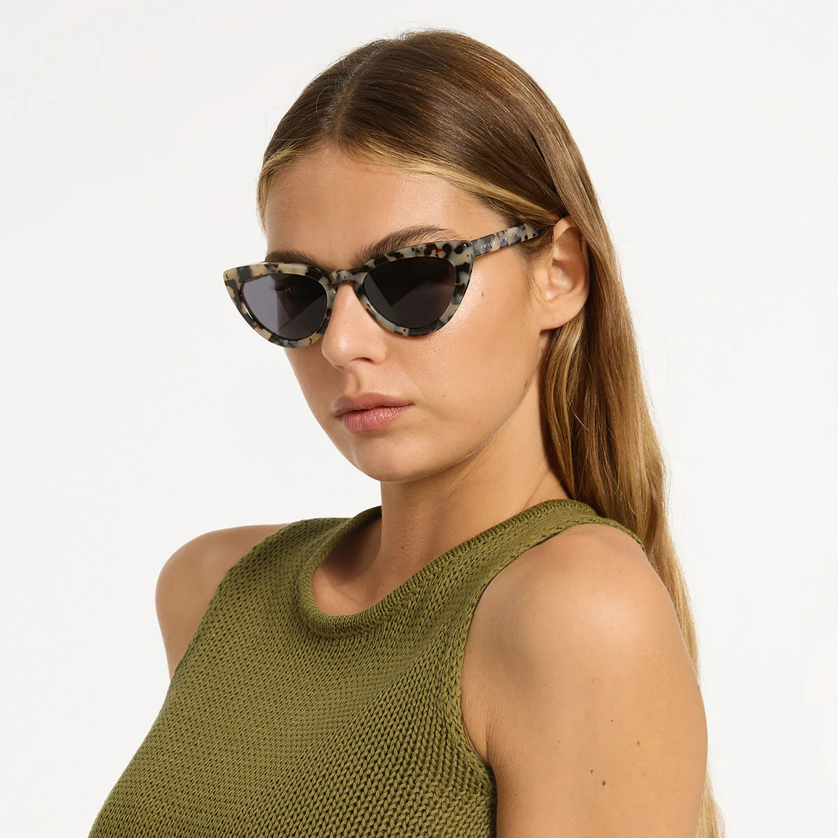 Villain Sunglasses | White Tort