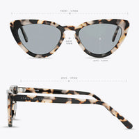 Villain Sunglasses | White Tort