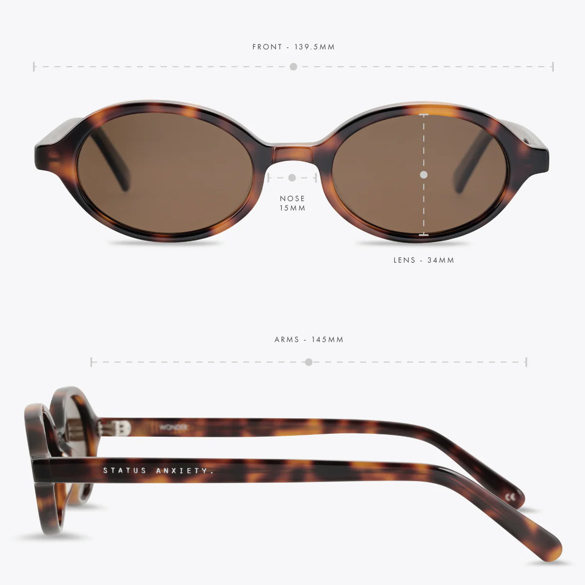 Wonder Sunglasses | Brown Tort