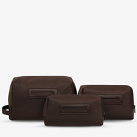 Hunter Recycled Toiletry Bag Bundle | Truffle