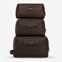 Hunter Recycled Toiletry Bag Bundle | Truffle