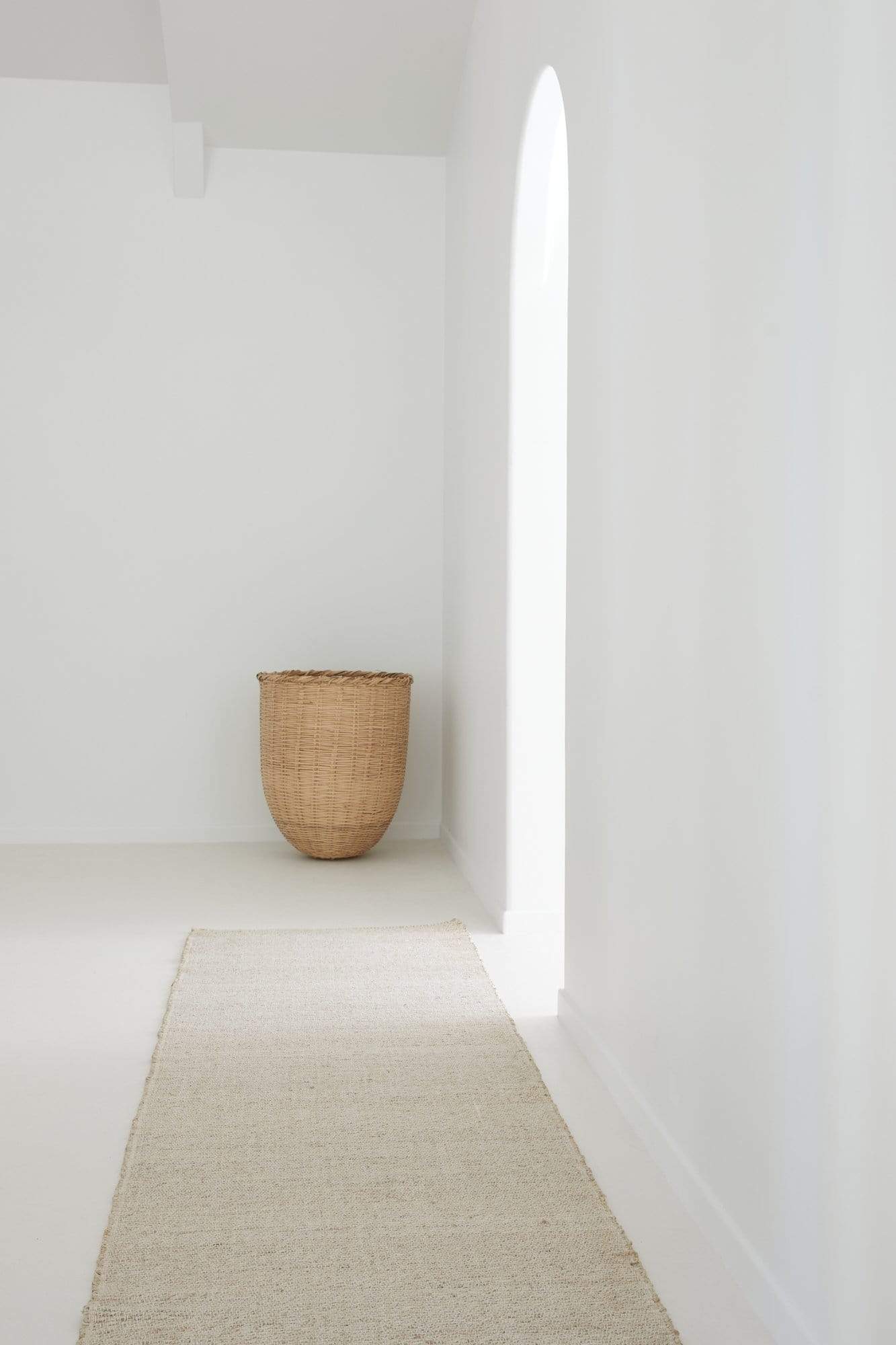 Lahari Jute Floor Runner | Bone
