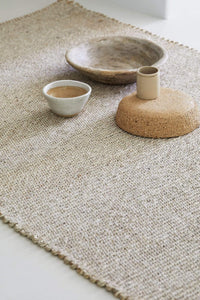 Lahari Jute Floor Runner | Bone