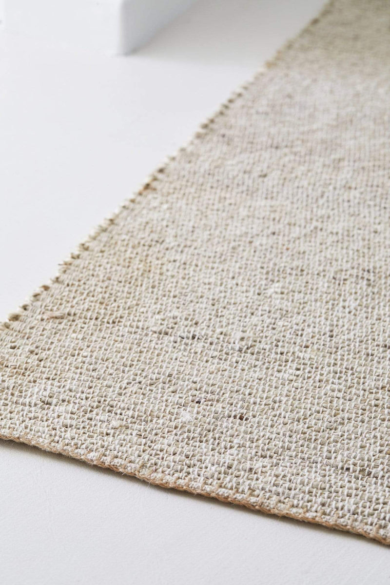 Lahari Jute Floor Runner | Bone