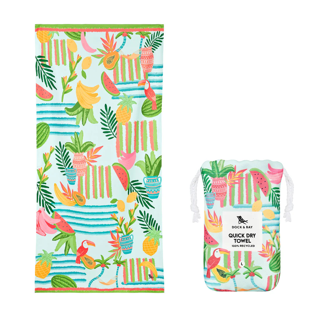 Designed Collection Beach Towel | Large | 100% Recycled