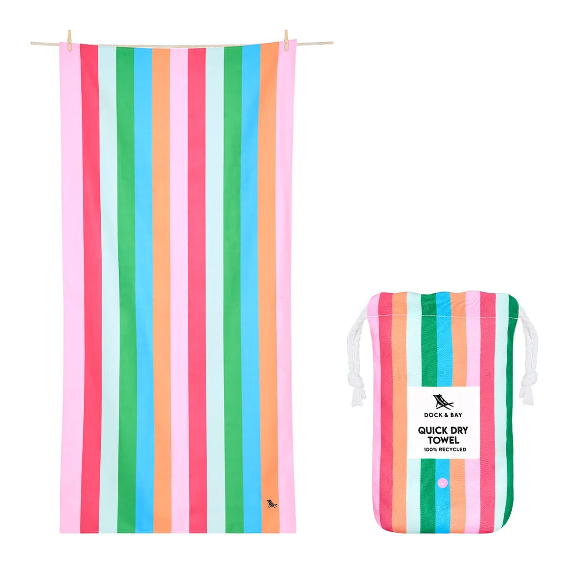 Summer Collection Beach Towel | Large | 100% Recycled