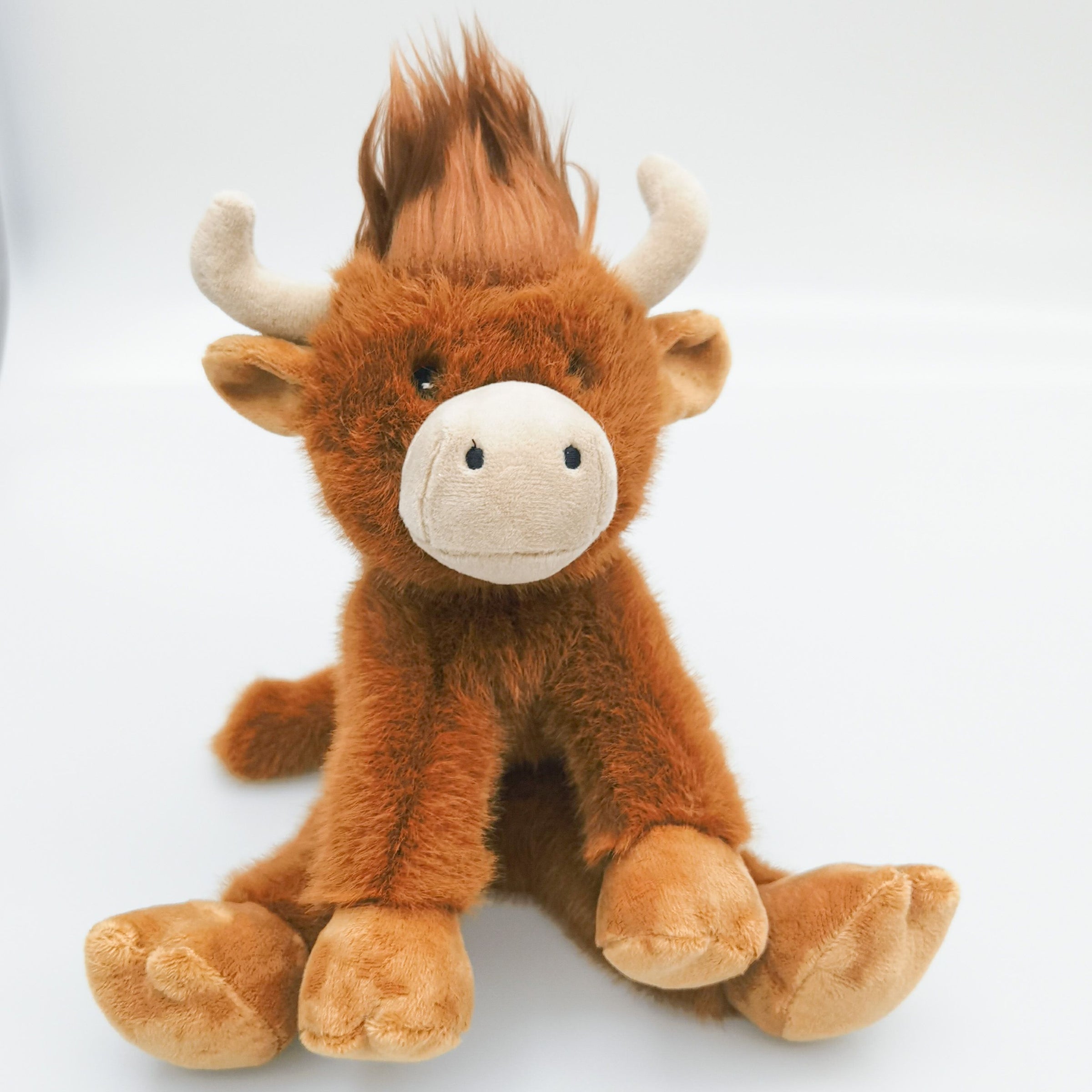 Highland Cow Toy Brown