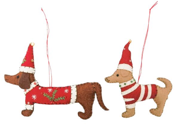 Dogs Fabric Hanging Decoration