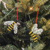 Bees Fabric Hanging Decoration Yellow & Black