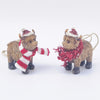 Highland Cow with Scarf Resin Hanging