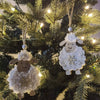 Fluffy Sheep Hanging Decorations White