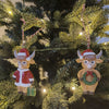 Highland Cow Hanging Decorations Red & Brown
