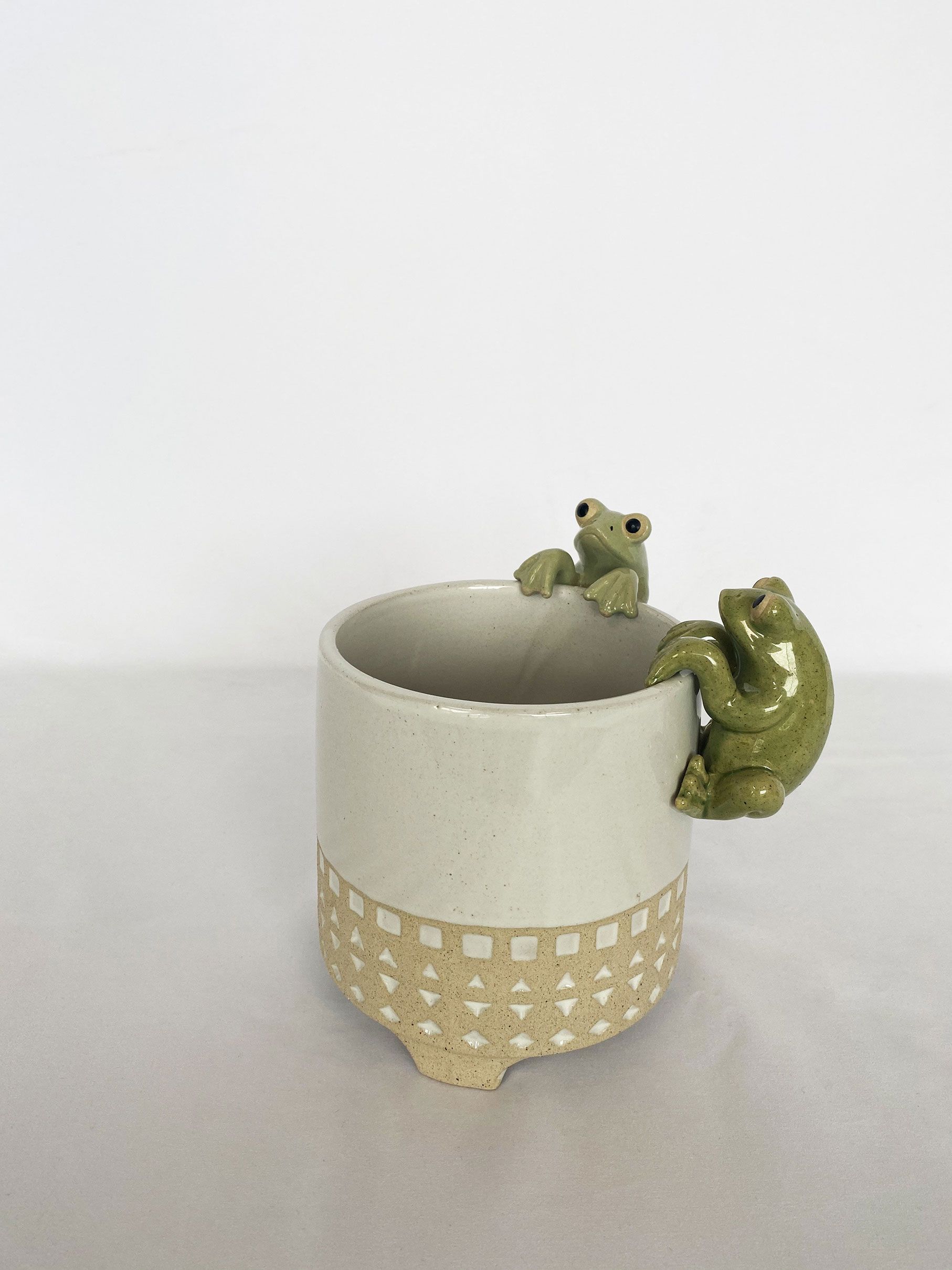 Frog Pot Hanger Green 8cm