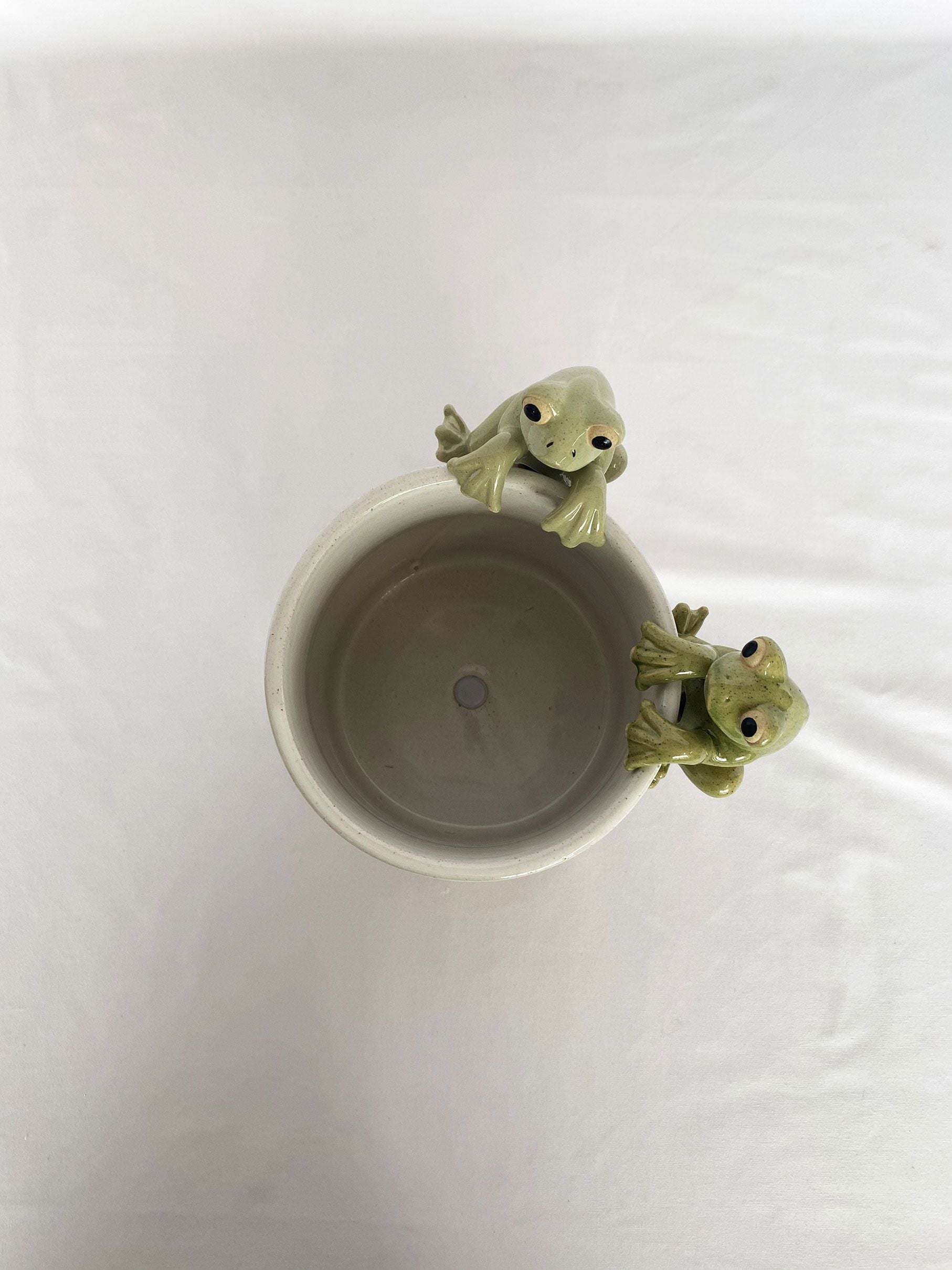 Frog Pot Hanger Green 8cm