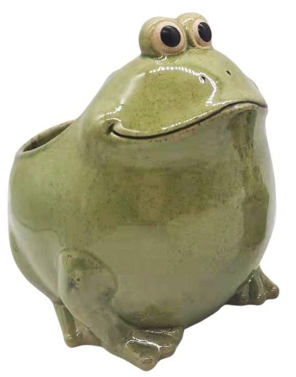 Frog Planter Green Large