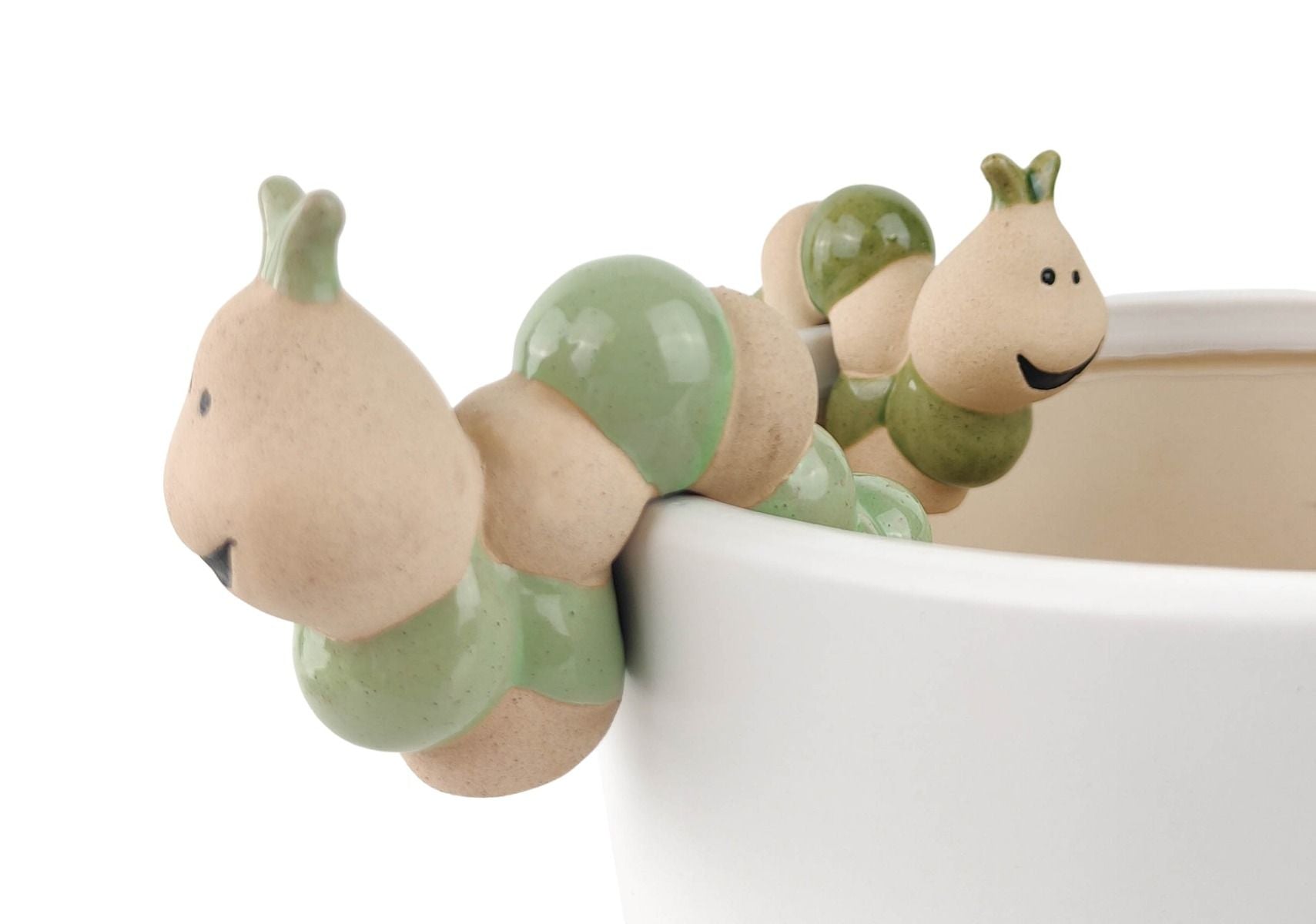 Caterpillar Pot Hanger Green