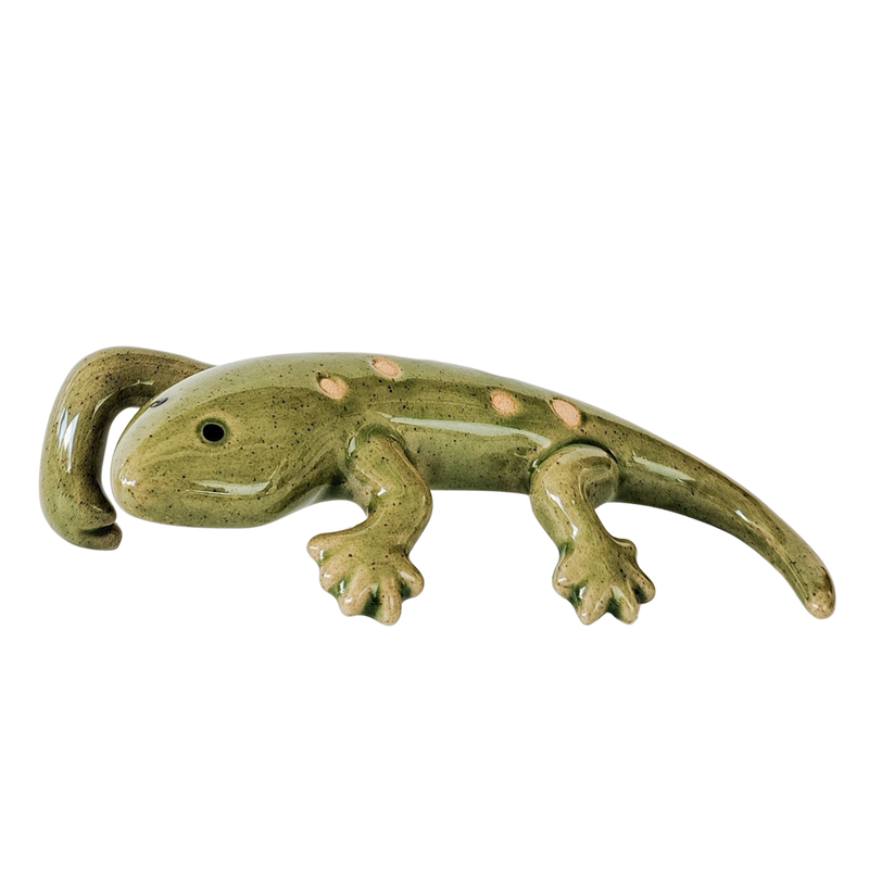 Gecko Pot Hanger Green