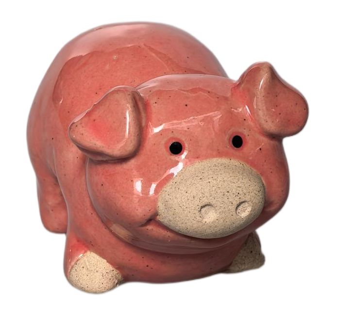 Pig Pot Hanger Pink
