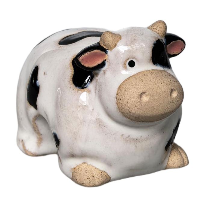 Cow Pot Hanger White/Black