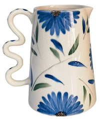 Maxine Floral Jug Blue & Green