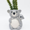Hugging Koalas Planter Grey