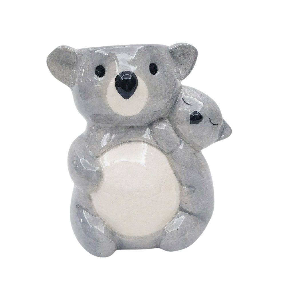 Hugging Koalas Planter Grey