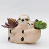 Hugging Sloths Planter Bisque