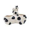 Hugging Cows Planter White & Black