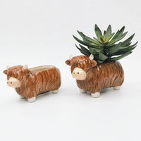 Highland Planter Brown