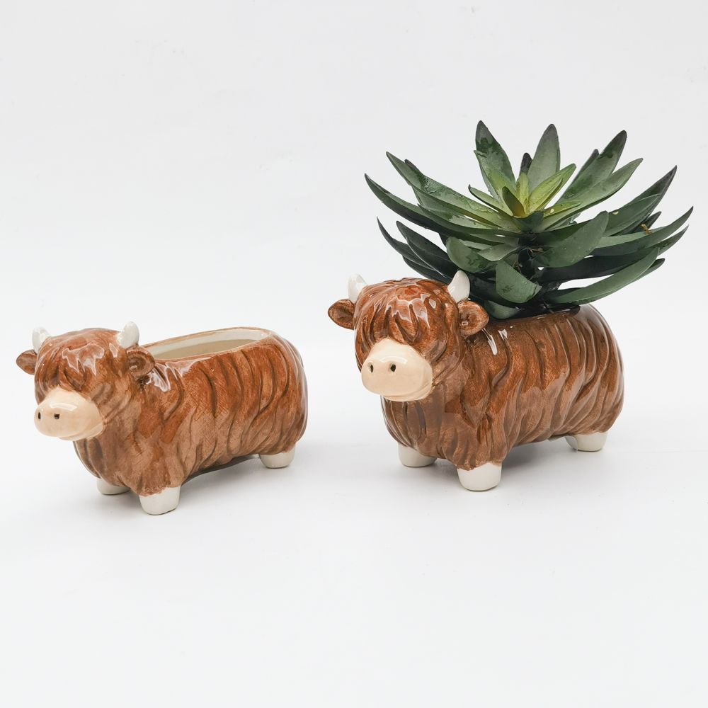 Highland Planter Brown