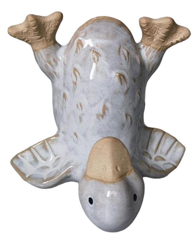 Duck Handstand Ornament White