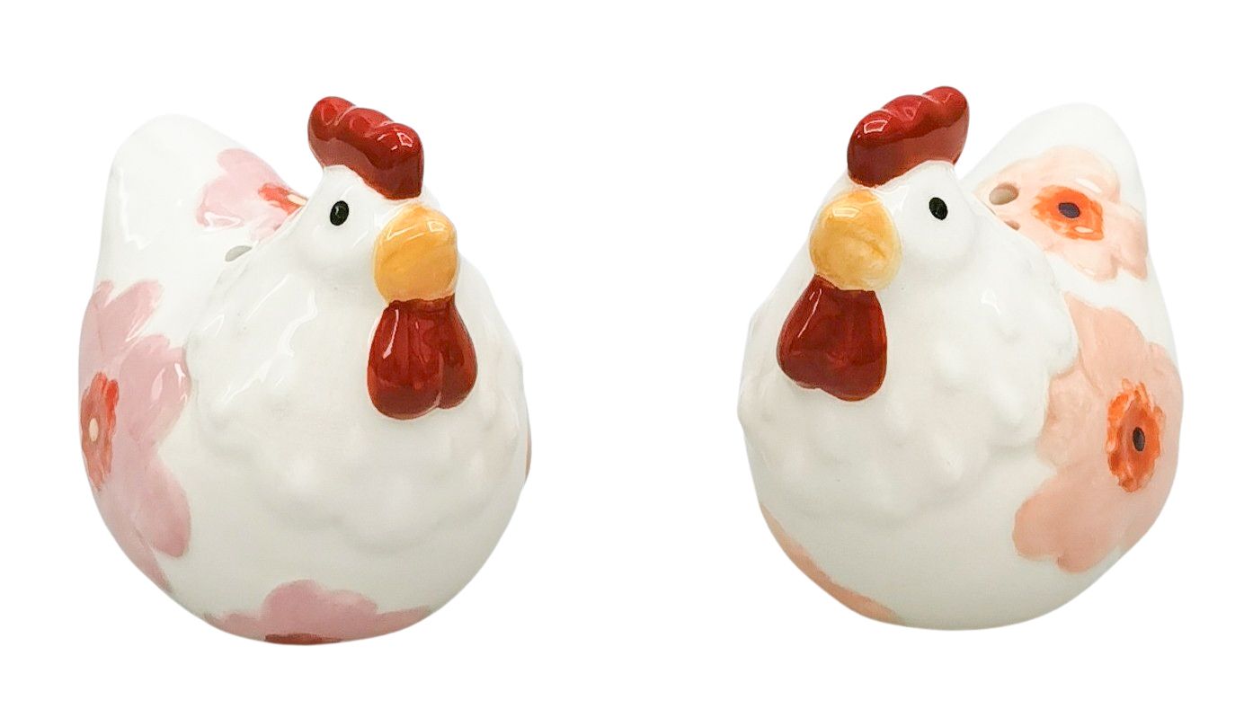 Poppy Chicken Salt & Pepper Pink & Peach