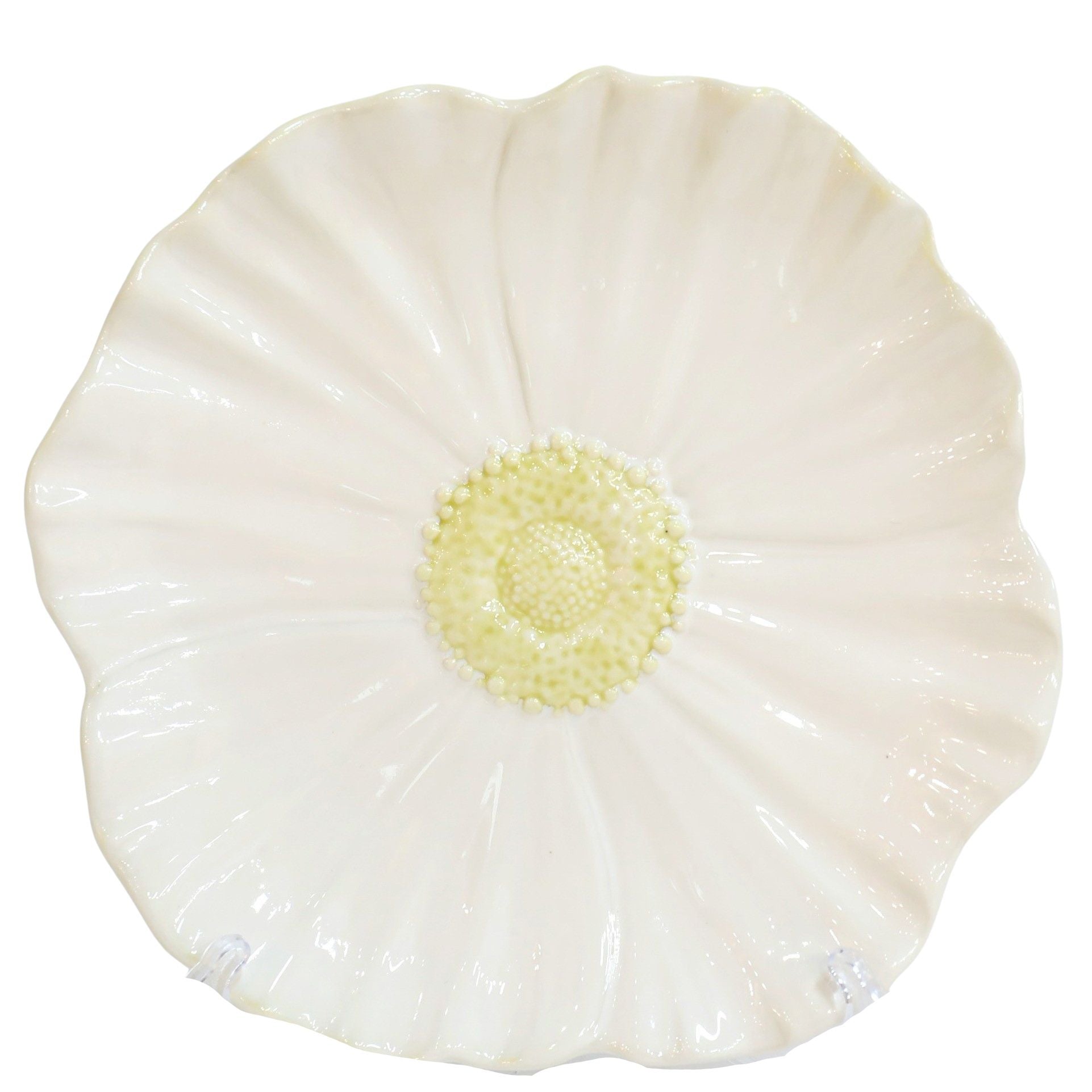 Flower Plate White