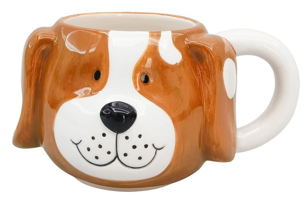 Dog Mug Tan