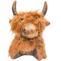 Highland Cow Door Stopper Brown