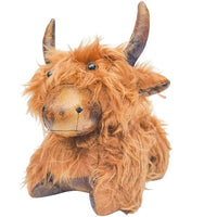 Highland Cow Door Stopper Brown