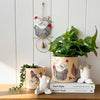 Quirky Ducks Ornament White