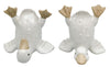 Quirky Ducks Ornament White