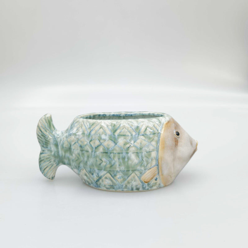 Reef Fish Planter Blue
